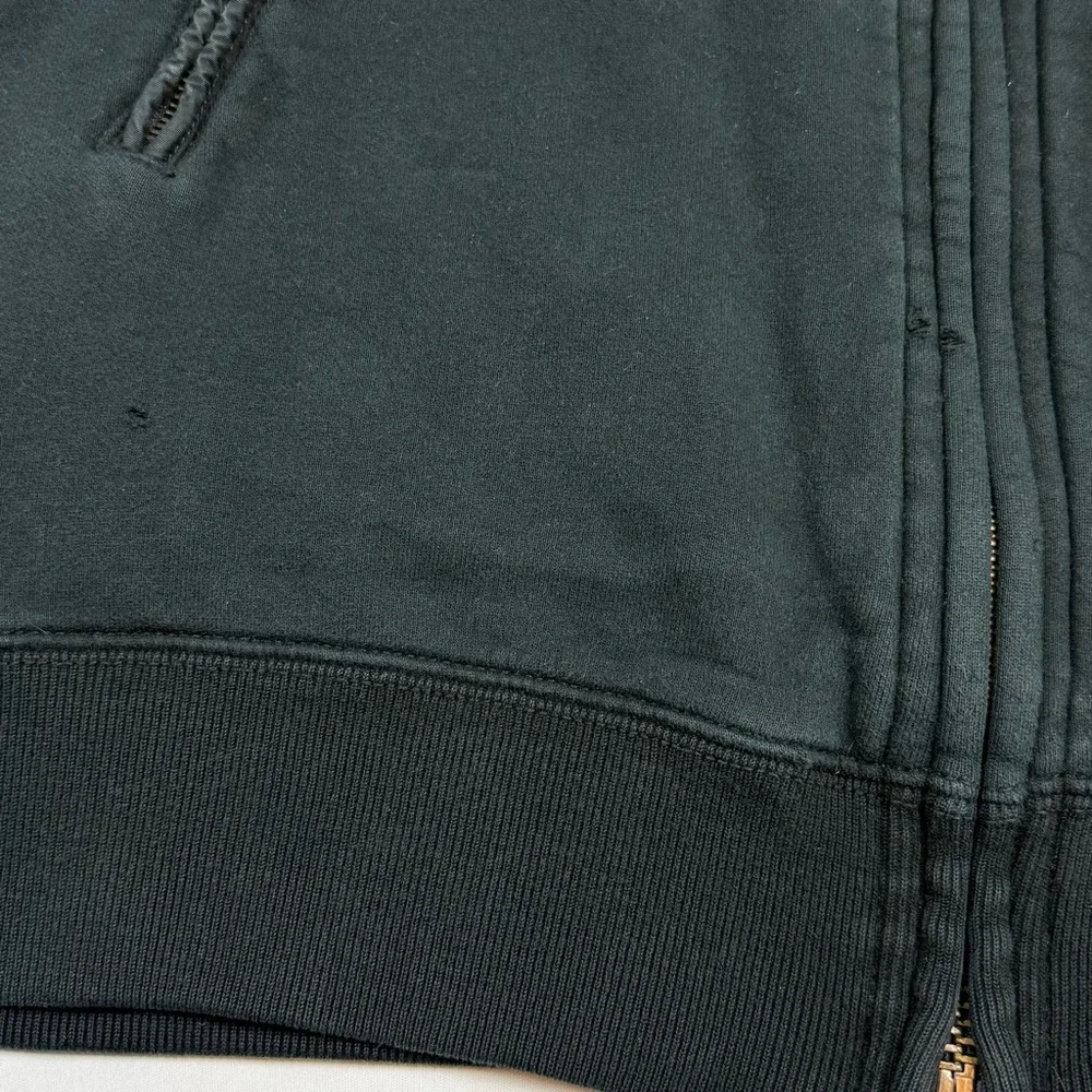 Vtg Polo Ralph Lauren Mens Hooded Navy Jacket XL Black Y2K Full Zip C7
